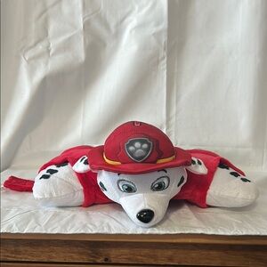 Pillow Pets Paw Patrol Marshall Sleeptime Lites Stuffed Animal Plush Nightlight